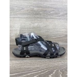 Merrell Sandspur Paloma Black Leather Women’s Size 9 Slingback Hiking Sandal